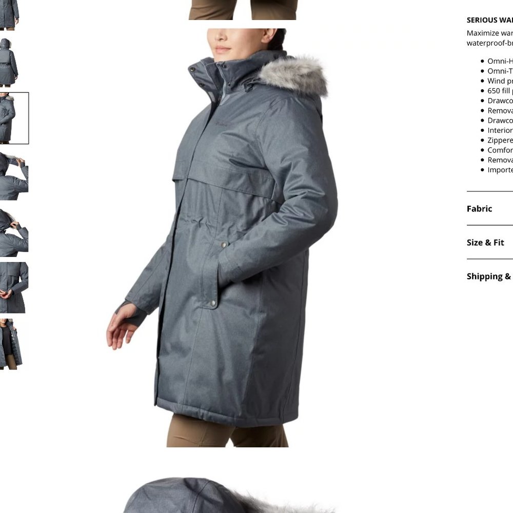 Columbia Apres Arson II Long Down Jacket
